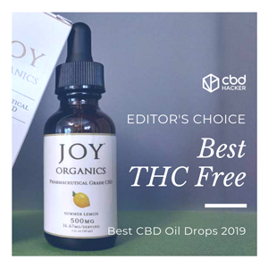 Beste CBD Öltropfen: Beste THC-freie - freudige Organik